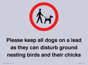 Please keep all dogs on a lead as they can disturb ground nesting birds and their chicks